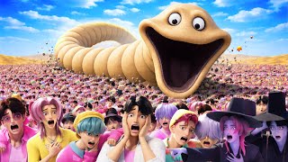 Mi DRON Captó A SANDWORM Hizo Desaparecer A KPOP Demon Hunters A Las 3AM! | RUMPO TV SPANISH