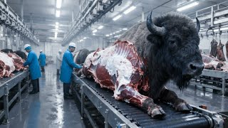 مشاهد خطيرة من داخل مصانع جلود الجاموس.. كيف تنزع الجلود بهذه الطريقة