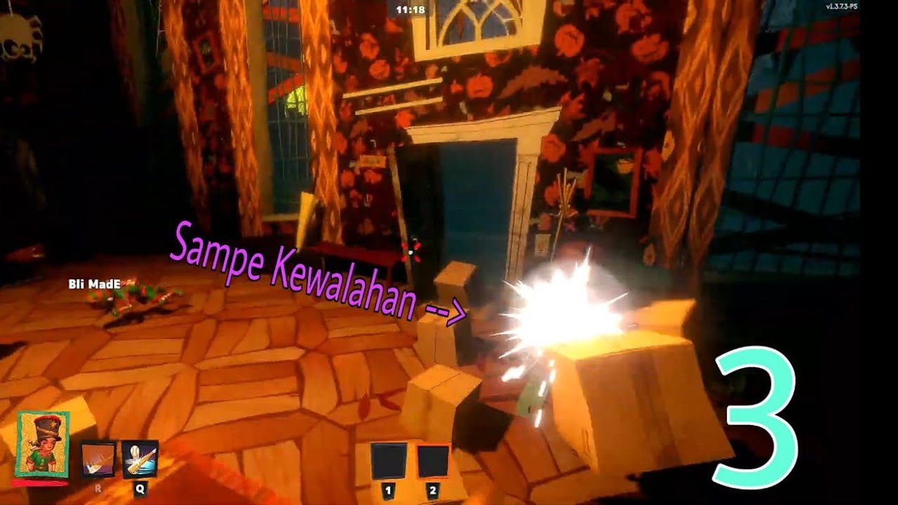 Secret Neighbor Epic Battle with Neighbor | SECRET NEIGHBOR INDONESIA #3