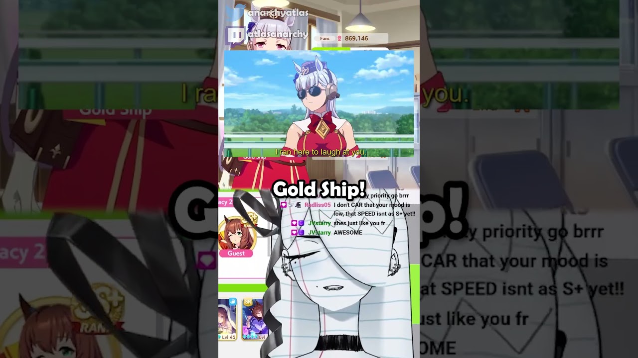 classic gold ship 🐴 #vtuber #vtuberclips #umamusume