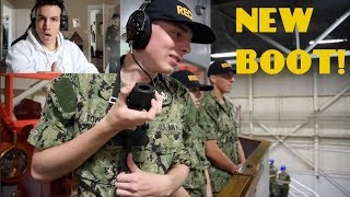 Celebrity Reacting to Navy Bootcamp - Marlinspike - RTC Great Lakes RARE FOOTAGE Wealth