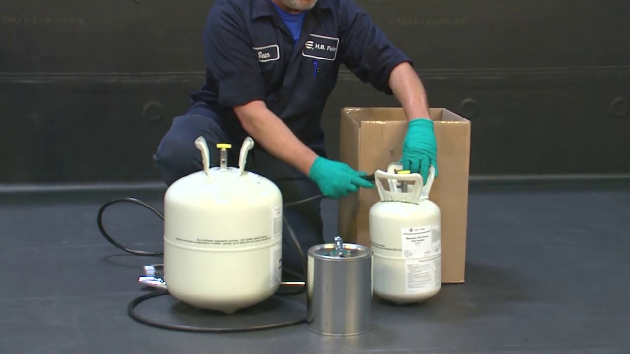 Millennium Sprayable Single-Ply Bonding Adhesive - YouTube