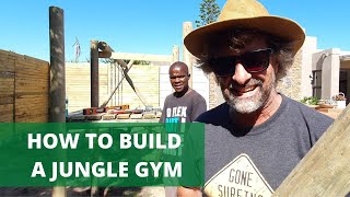 How To Put Up A Jungle Gym Diy Jungle Gym The Pole Yard