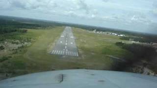 Landing Kenora Rwy 26 Cockpit View