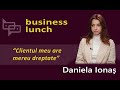 Business Lunch. Invitatul emisiunii – Daniela Ionaș, specialistă în digital marketing