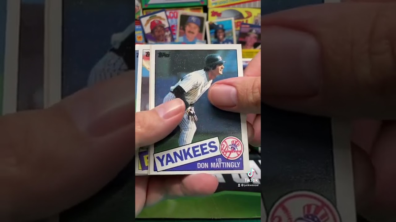 1985 Topps Baseball Cello Pack