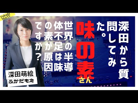 世界の半導体不足は味の素が原因か？【味の素さんに聞いてみた】
