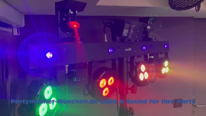 Projecteur LED Party Panel RGB+UV - Soirée Fluo