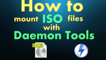 How to mount ISO files with Daemon tools