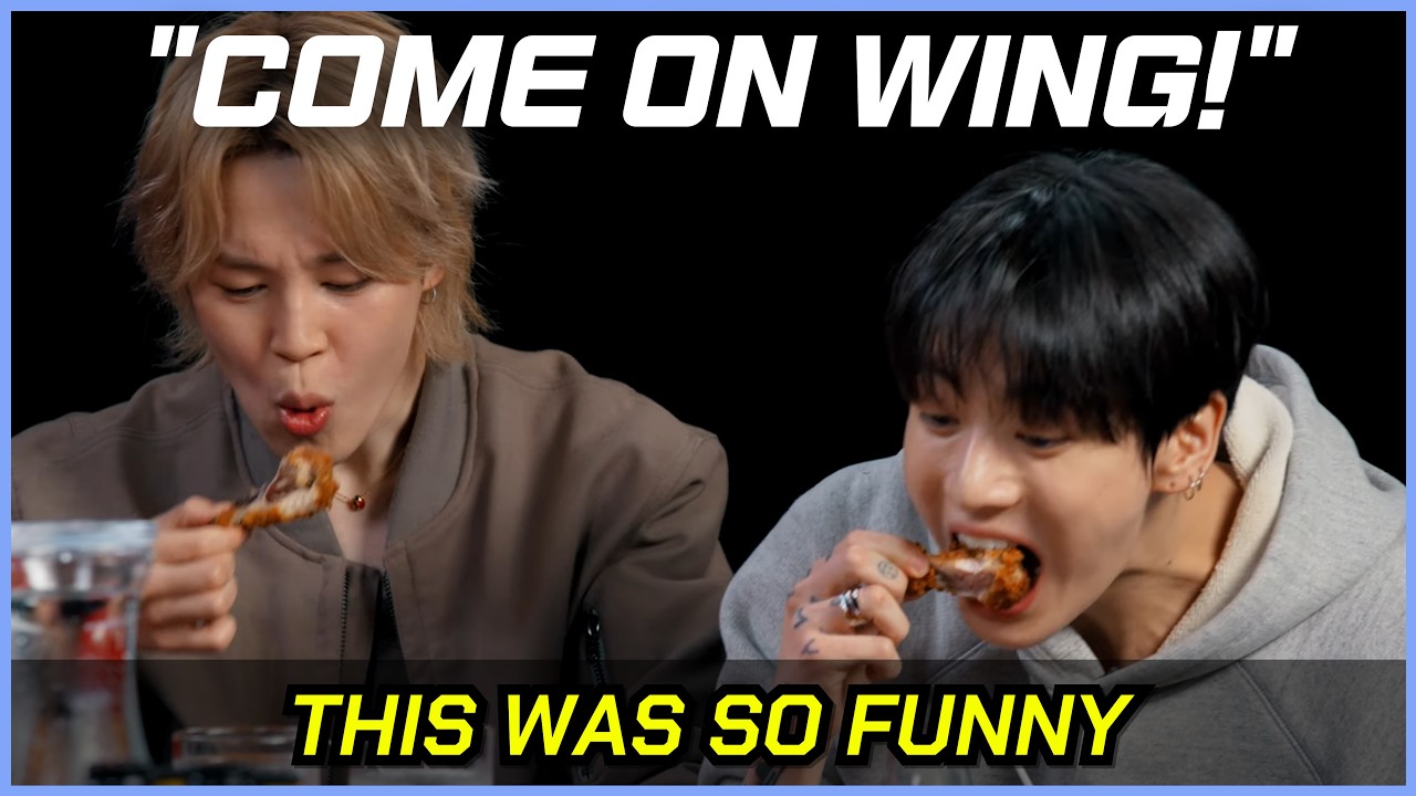 ⁣Every Moment I Loved in the BTS Hot Ones Episode