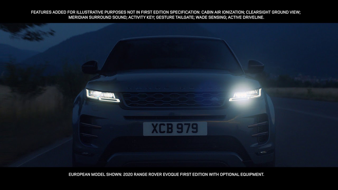 New 2020 Range Rover Evoque Configurable Ambient Lighting