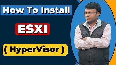 vmware class 2 | how to install hypervisor | esxi installation step by step | icnt gyan by sheshmani