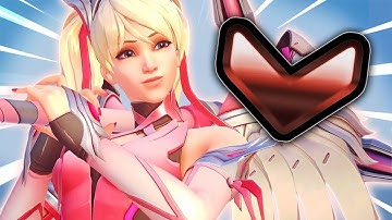 I boosted a BRONZE Mercy player on Overwatch..