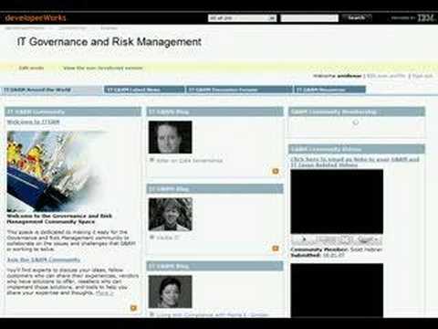IBM developerWorks spaces - login