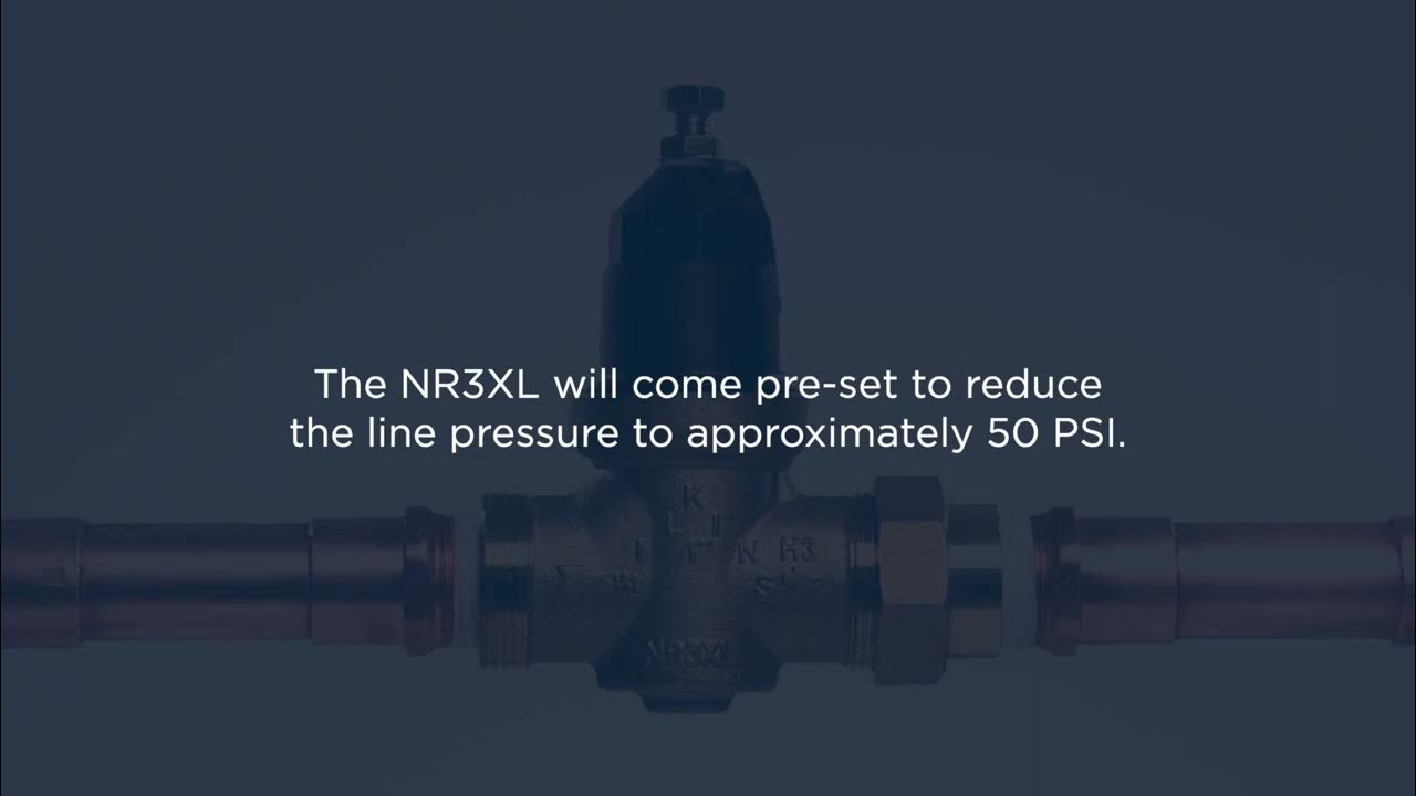 Installing a Zurn Wilkins NR3XL Water Pressure Reducing Valve YouTube