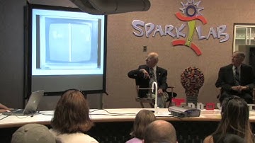 Ralph Baer and Bill Harrison recreate their famous Ping Pong video game