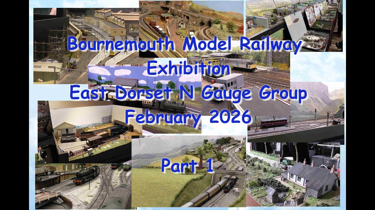 Bournemouth Model Railway Exhibition 2026 Part 1 of 3