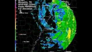 2002 Lili - Memphis, TN WSR-88D Radar Animation