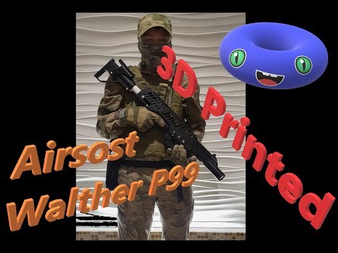 3D Принтер. Создаем и печатаем обвес для страйкбольного пистолета Вальтер П99.