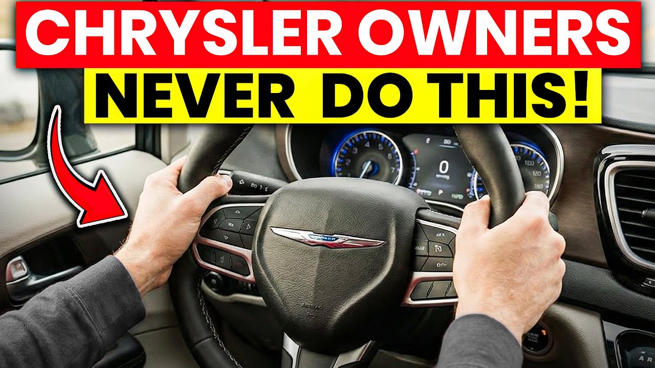 CHRYSLER OWNERS! Please NEVER Do THIS to Your Chrysler! (15 Expensive Mistakes)