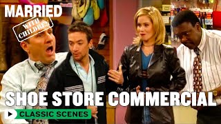 Bud & Kelly Cast A Shoe Store Commercial | Married With Children