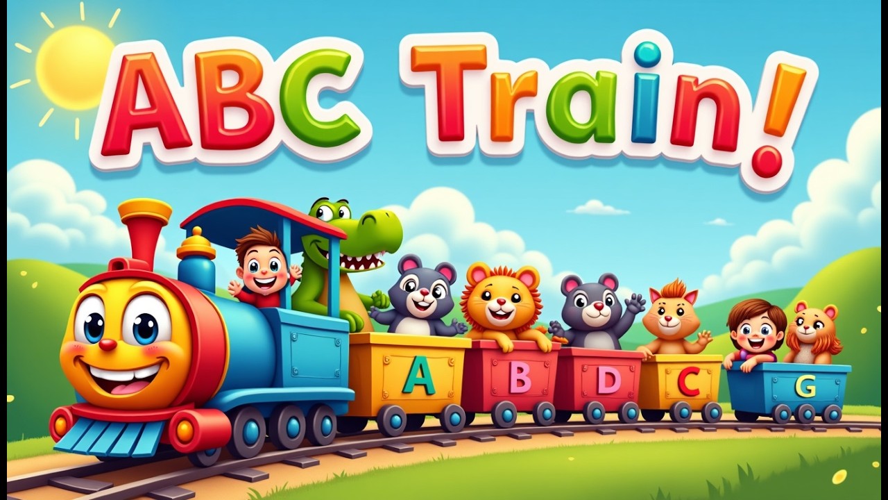 ABC Train Song 🚂 | Learn Alphabet A to Z | Fun Preschool Phonics for ...