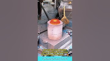 Unreal Factory Power: Steel Casting & Machine Processing in Action! ⚙️🔥 #Technology #Industry