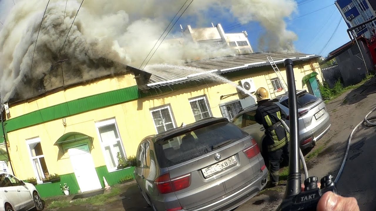Увидел пожар на ложном выезде 