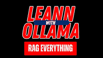 LEANN with Ollama: RAG Everything on Your Laptop: Easy Tutorial