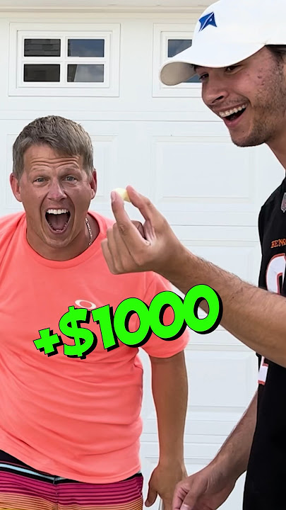 $10-$1000 Card Throwing Trick Shots