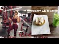 WHAT I EAT IN A DAY + upper body routine!