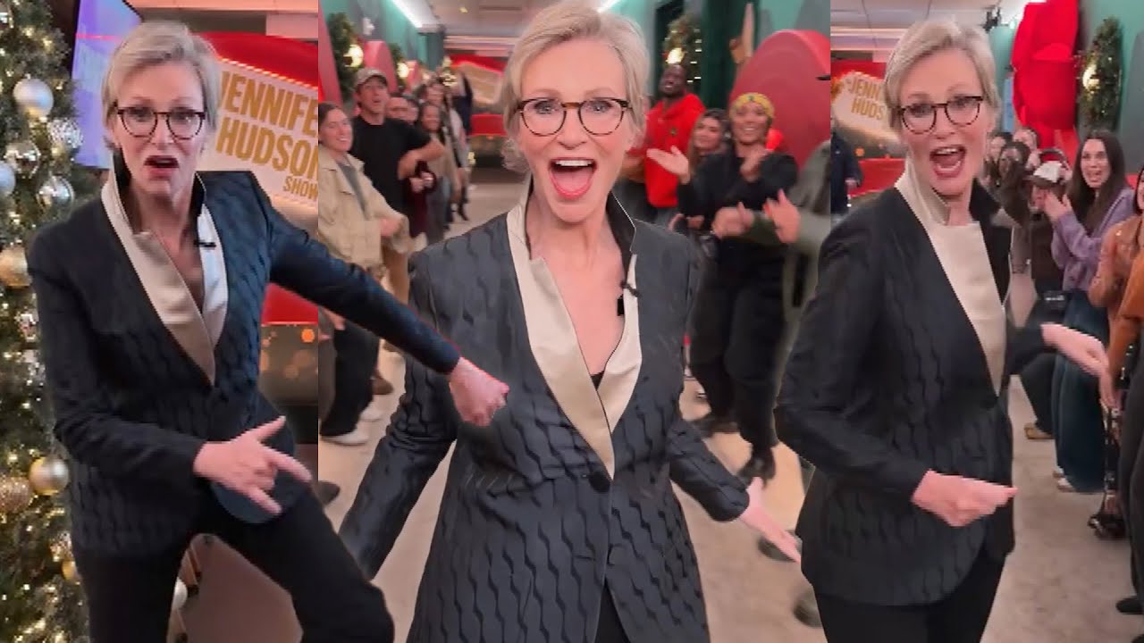 Watch Jane Lynch Crush Jennifer Hudson Spirit Tunnel Moves!