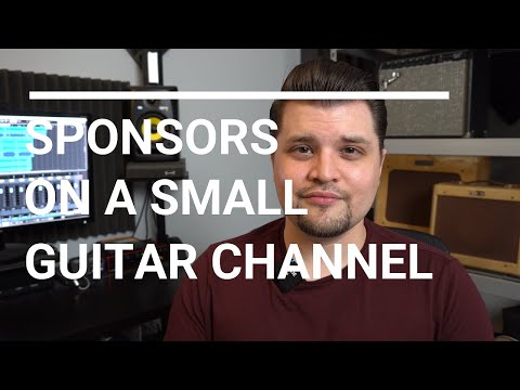 Getting Content Sponsored on a Small Guitar Channel and My Responsibilities to You