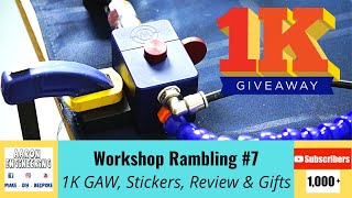 Workshop Rambles #7 - Subscriber 1K GAW, Shop stickers, Review & gifts