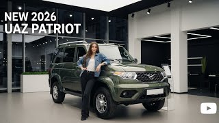 НОВЫЙ УАЗ PATRIOT 2026 — ТАКОГО РУССКОГО ВНЕДОРОЖНИКА МЫ ЕЩЁ НЕ ВИДЕЛИ!