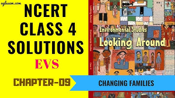 NCERT Solutions Class 4 EVS Chapter 9 Changing Families