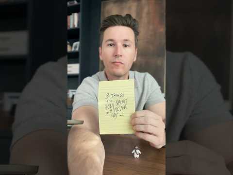 These are NOT from the Holy Spirit