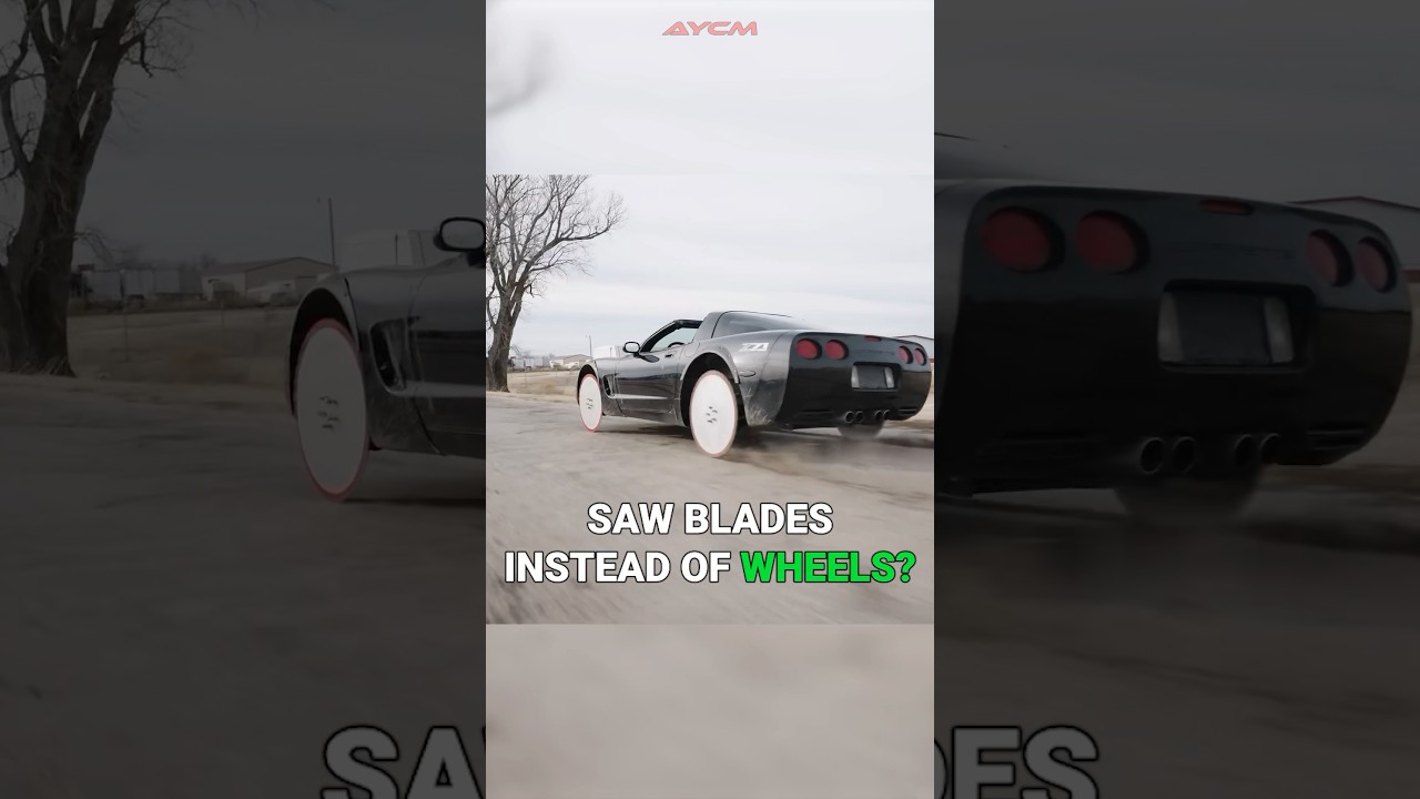 SAW BLADES ON CORVETTE