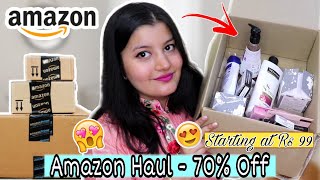 *HUGE* Amazon Shopping Haul | Scented Candles, Nail Paints, The Face Shop etc.