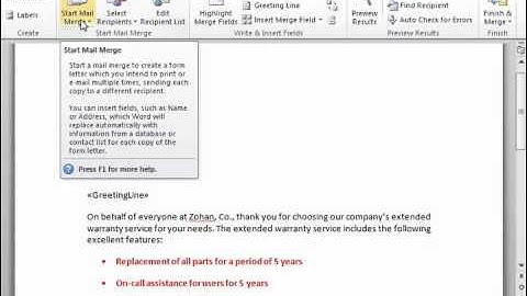 Word 2010 Tutorial Detaching the Data Source Microsoft Training Lesson 18.7
