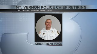 Mt. Vernon Police Chief to Retire