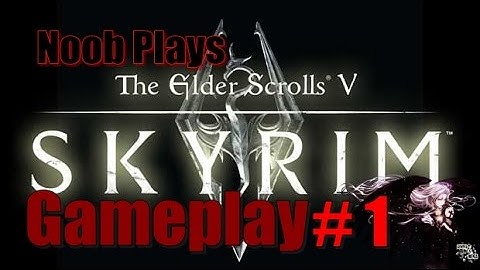 Noob Plays: The Elder Scrolls V Skyrim - Part 1