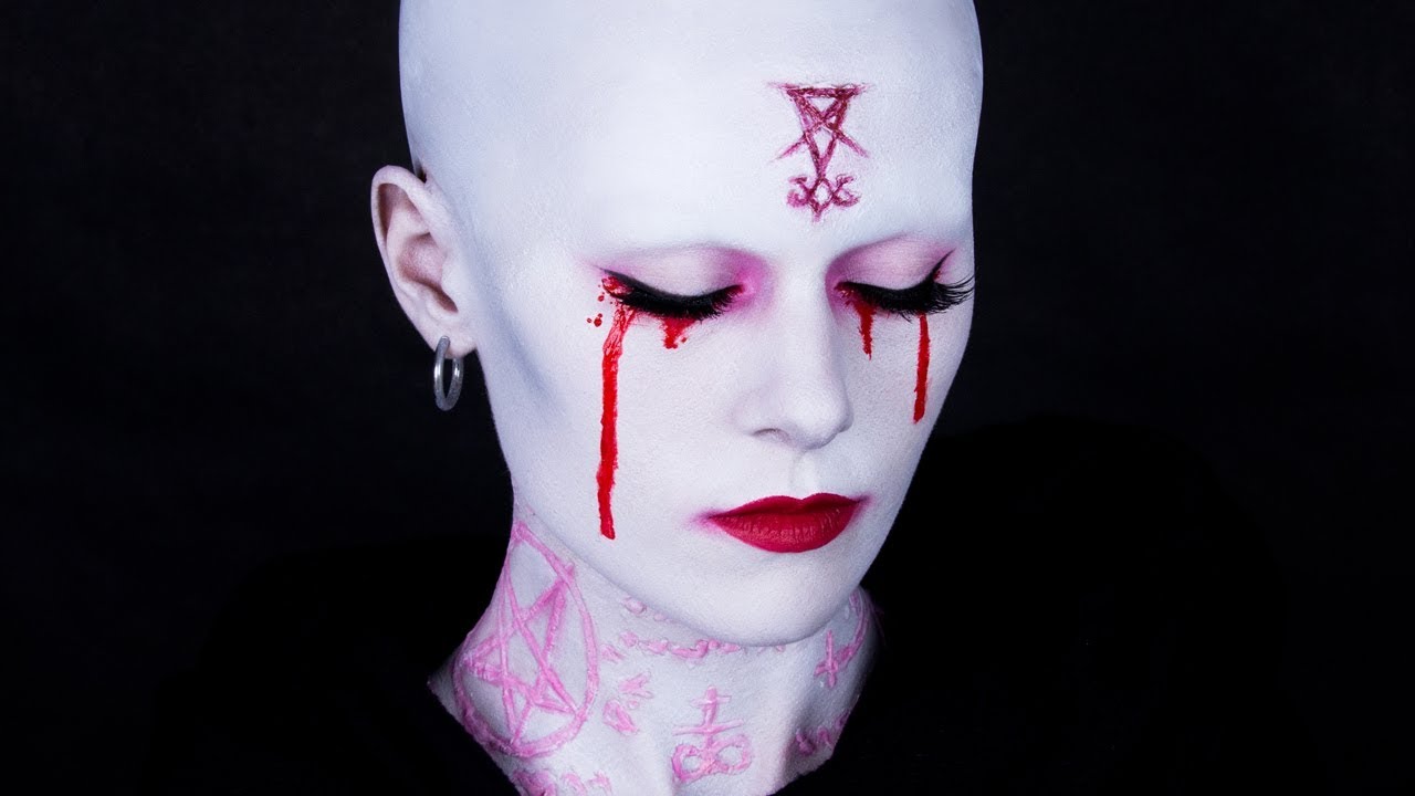 Demon Priestess Halloween Makeup Tutorial YouTube