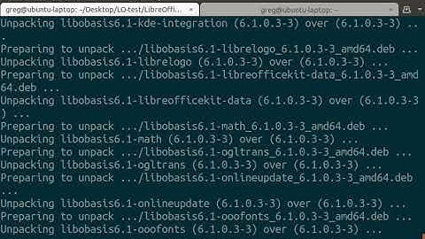 Install LibreOffice from deb