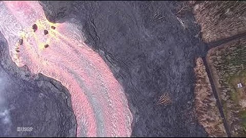 RAW VIDEO: Drone Measures Kilauea Lava Velocity