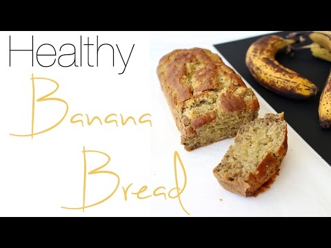 Healthy Fluffy Banana Bread | 5 Ingredients, Gluten Free, Sugar Free