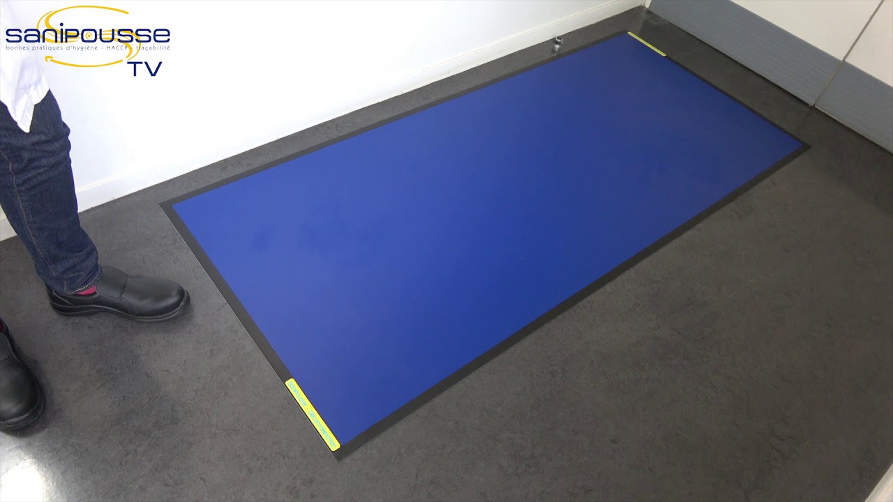 Tapis de décontamination Piéton Décontasol 2 bordures 90 x 200 cm