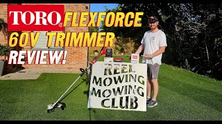 Toro 60V String Trimmer Review // Toro Electric Whipper Snipper Review // Toro Flex Force Trimmer