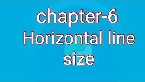 chapter-6 Horizontal line size#coding #htmlcoding #code #html #simplemethod #new #horizontal#size