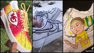 TIKTOK custom shoes! Air Force 1 Edition af1 (pt 12.)